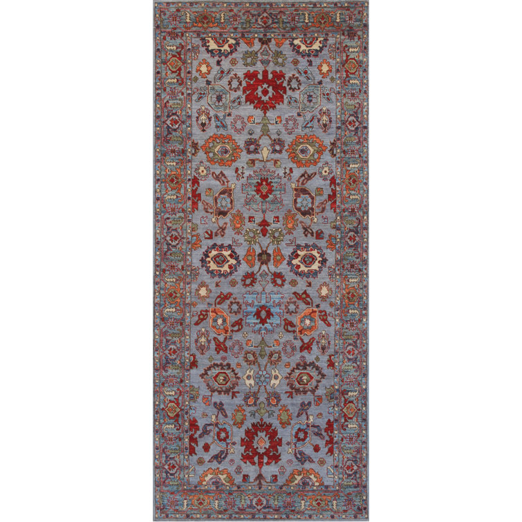 Bokara Rug Co., Inc. HandKnotted HighQuality Orange/Gray/Rust Area